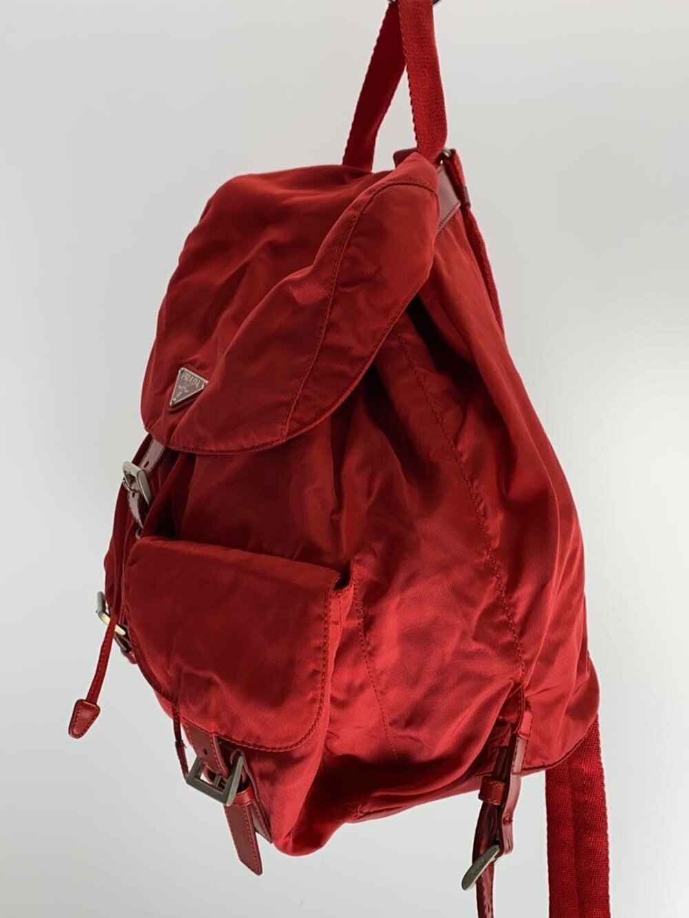 Prada Backpack Daybag Rucksack RED Rope - Picture 2 of 7